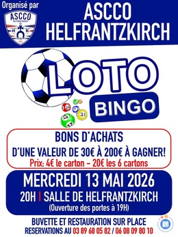 Image Loto - Bingo de l’ASCCO Helfrantzkirch (photo 1)