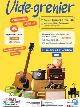 Image Vide grenier - centre d'animation Argonne (photo 1)