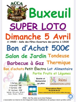 Image Super Loto de la Chasse animé par Rémi (photo 1)