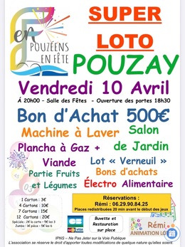 Image Super Loto des Pouzéen en Fêtes animé par Rémi (photo 1)
