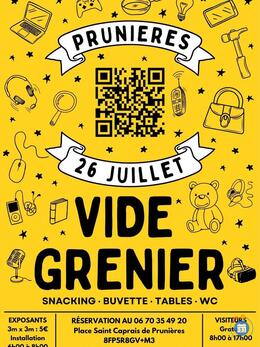 Image Vide grenier de prunieres (photo 1)