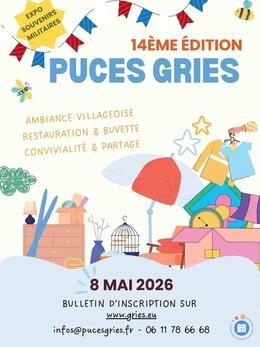 Image Puces Gries 2026 (photo 1)