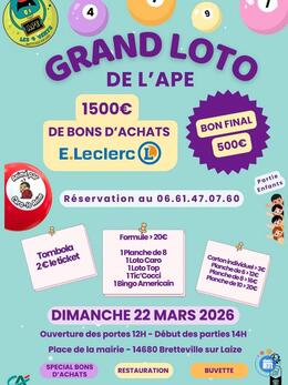 Image Grand loto de l'APE de l'école des Quatre vents (photo 1)