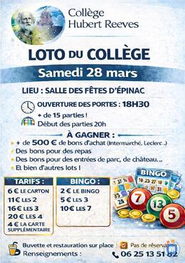 Image Loto du collège Hubert Reeves (photo 1)
