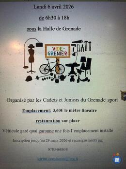 Image vide grenier des cadets et juniors du grenade rugby (photo 1)