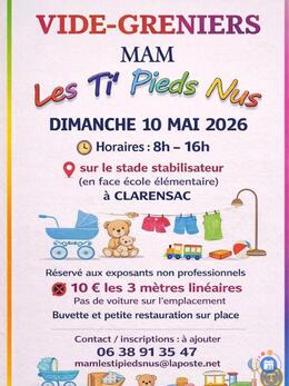 Image Vide grenier mam les ti pieds nus (photo 1)