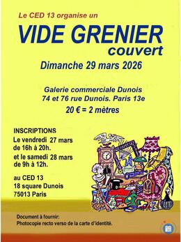 Image Vide greniers de l'association CED 13 (photo 1)