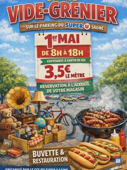 Image Grand Vide-Grenier du Super U Saône (photo 1)
