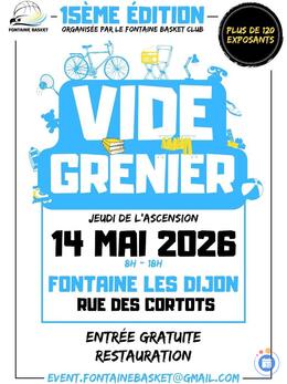Image VIDE GRENIER 2026 du Fontaine Basket Club (photo 1)