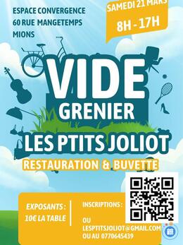 Image Vide Grenier Les Ptits JoliotEcole Joliot Curie (photo 1)