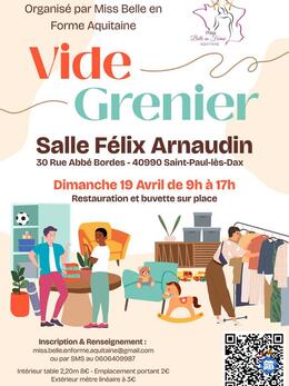 Image Vide grenier de l'association Miss Belle en Forme Aquitaine (photo 1)
