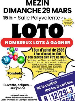 Image Loto au profit de l'école élémentaire (photo 1)