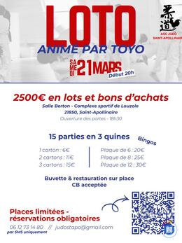Image Loto Judo Saint-Apollinaire animé par Toyo (photo 1)