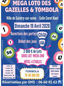 Image Mega loto des gazelles et tombola (photo 1)