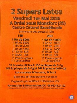 Image 2 supers lotos ASB 7 fléchettes d' Or de Bréal avec JCO (photo 1)