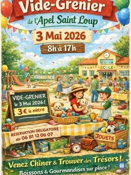 Image Vide grenier de l'Apel Saint Loup (photo 1)