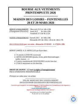 Image Bourse aux vêtements printemps-été 2026 (photo 1)