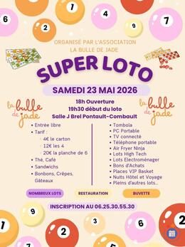 Image Super loto de l association la bulle de Jade (photo 1)