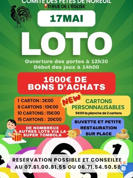 Image Loto à Noreuil le 17 mai 2026 (photo 1)