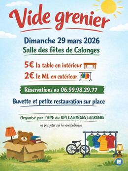 Image Vide grenier de l'APE Calonges-Lagruère (photo 1)