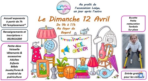 Image Vide grenier au profit de Loéya (photo 1)