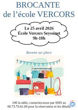 Image BROCANTE de l'école Vercors (photo 1)