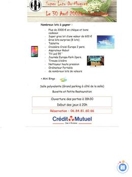 Image Loto du muguet de l'us Huttenheim animé par Christophe (photo 1)