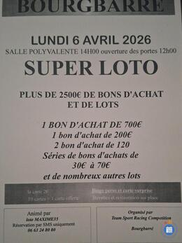 Image Super loto organisé par team sport raccing compétition (photo 1)