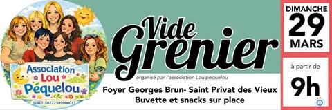 Image Vide grenier asso Lou Pequelou (photo 1)