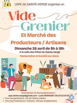 Image Vide grenier et marche des producteurs - artisans (photo 1)