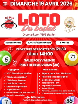 Image Grand Loto de l'ISPB Basket (photo 1)