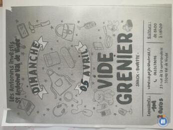 Image Vide grenier St Antoine val de virvée 33240 (photo 1)