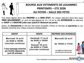 Image Bourse aux vêtements - Printemps-été - Louannec (photo 1)