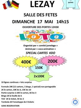 Image LOTO'jumelage de LEZAY animé par COCO ANIMATION' (photo 1)