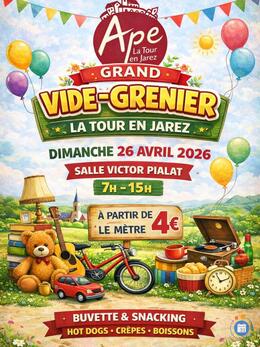 Image Vide grenier de l'APE de la Tour en Jarez (photo 1)