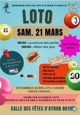 Image loto APE Ayron animé par Elisabeth Loto (photo 1)