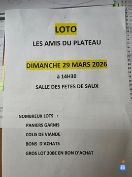 Image Loto des amis du plateau (photo 1)