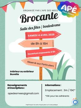 Image Brocante au profit des élèves des écoles des Mées (photo 1)