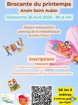 Image Brocante de Printemps d'Anzin Saint Aubin (photo 1)