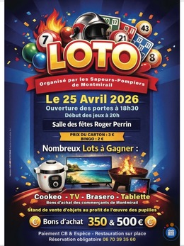 Image Loto des Sapeurs-Pompiers de Montmirail (photo 1)