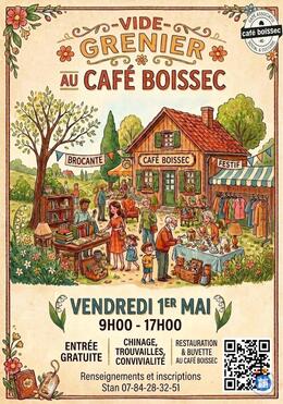 Image Vide grenier café boissec (photo 1)