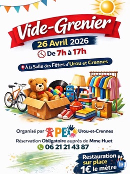 Image Vide Grenier de l APE Urou et Crennes (photo 1)