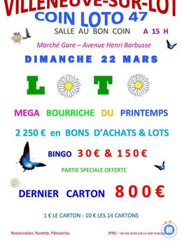 Image Super loto du printemps coin loto 47 (photo 1)