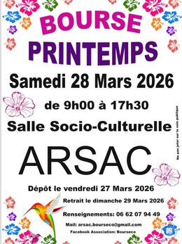 Image Bourse aux vêtements Printemps Eté Arsac (photo 1)