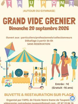 Image Vide-greniers 2026 de l'école Notre Dame de Taupont (photo 1)