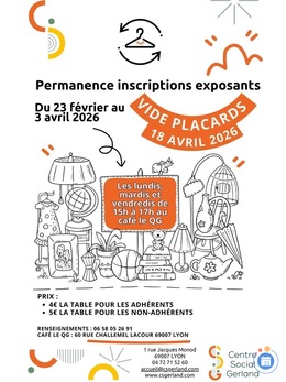 Image Vide placard centre social de gerland (photo 1)