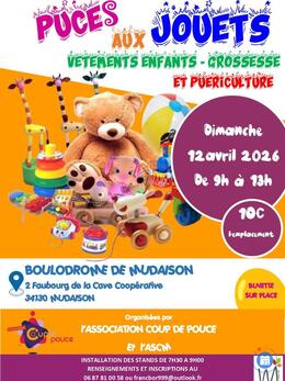 Image Puces aux jouets, Puériculture et vêtements enfants (photo 1)