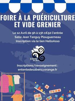 Image Vide grenier et foire puériculture Entente des Abers Hb (photo 1)