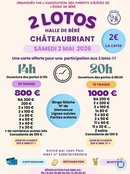 Image Loto Animé par Jean Paul 2 Lotos 14 et 20H (photo 1)