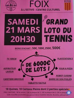 Image Loto annuel du Tennis Club de Foix (photo 1)